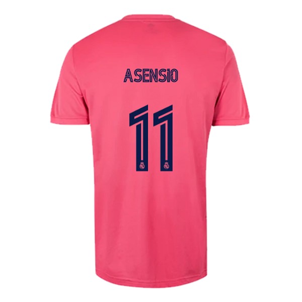 Camiseta Real Madrid Segunda Equipación NO.11 Asensio 2020-2021 Rosa